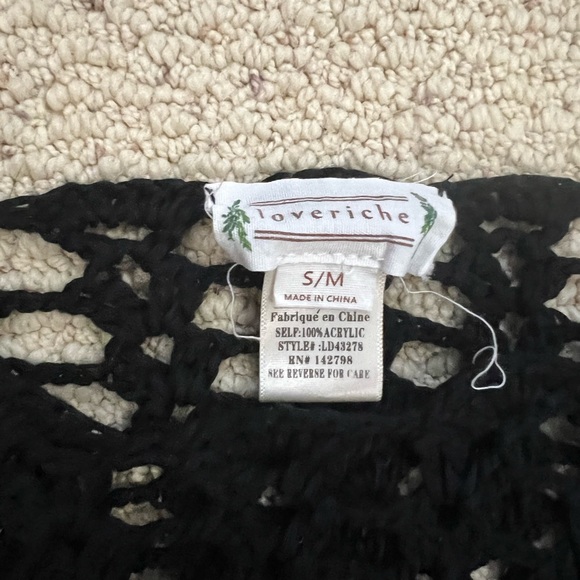 Black Bathing Suit Coverup - Picture 2 of 2